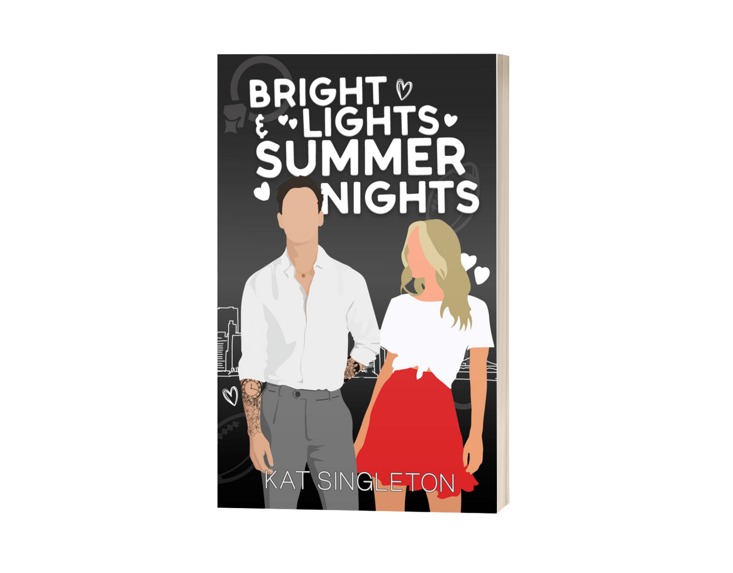 Bright Lights & Summer Nights - Illustrated Cover