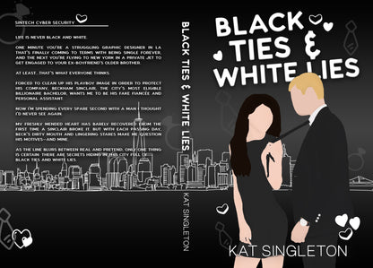 Black Ties & White Lies Paperback - Illustrated Cover